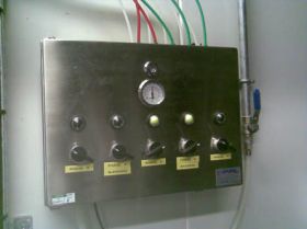 Pneumatic control panel
