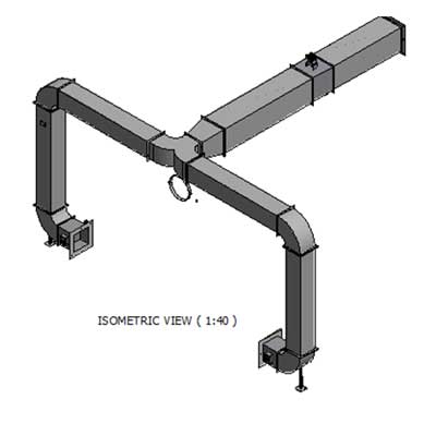 Digital filter ducting design