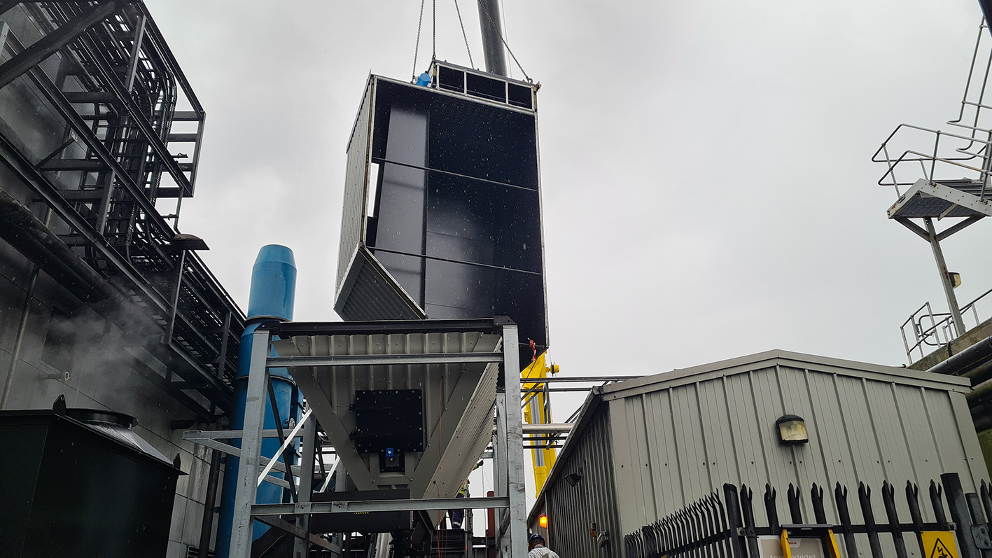 Project VELG Hot gas bag filtration system for bioenergy malt whisky